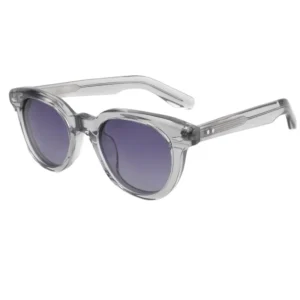 Fashionable Unique Large Round Sunglasses Trendy Designer Sunglasses for Women Vintage Acetate Sunglasses