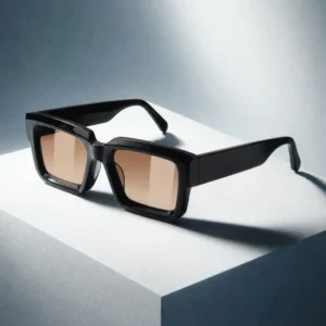 Finewell High Quality Retro Thick Square Frames Shades UV400 Protection Custom Logo Polarized Acetate Sunglasses For Women Men