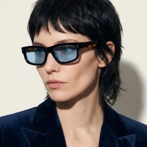 Finewell S32241 Trending Square Sunglasses TR90 Acetate Frame Polarized Luxury Unisex Sun Glasses
