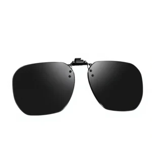 Flip up Polarized UV400 Sunglasses Clip for Driving Outdoor Sports Day Night Use Unisex Non Eye Damaging