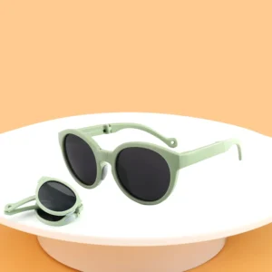 Foldable Boys Sunglasses Cute Polarized UV Protection Fashion Sun Glasses Children Street Beat Baby Shades