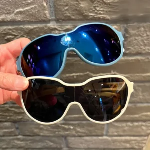 Foldable Children’s Outdoor Cycling Sports Model Fishing Driving Kids Wrap Around Sunglasses UV Protection Sports Eyewear