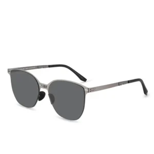 Foldable Metal Lightweight Portable UV400 Polarized Sunglasses for Men Office Driving