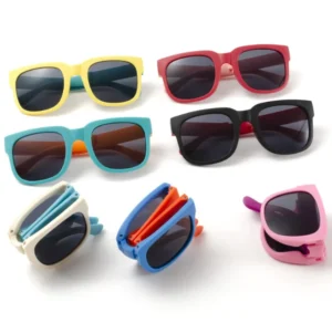 Foldable Square Frame Sunglasses for Outdoor Sun Party Decorations