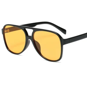 For KINGSEVEN Unisex Retro Gradient Polarized Sunglasses with UV400 Square PC Frame TAC Lenses for Outdoor