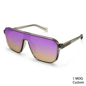 Frame Sunglasses Oversized Sports Style UV Protection Custom Logo Unisex 1pc Min