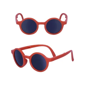 Frame Trend Color Matching New Sunglasses Foldable Silicone Anti Drop Anti Glare Polarized UV400 Kids Sunglasses
