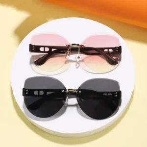 Frameless Sunglasses for Kids Fashionable Design with Durable PC Material