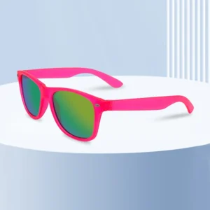 Frosted Semi Transparent Kids Sunglasses Unisex Square Classic