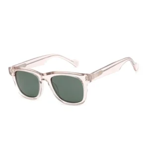 GLT6632 Retro Acetate Sunglasses Square Frame Acetate UV400 Polarized Sunglasses
