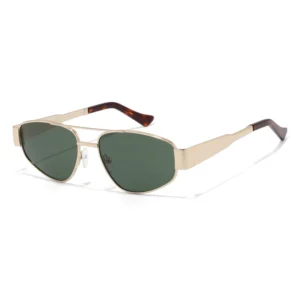GLT9289 Custom Metal Frame Polarized Sunglasses Retro Style Double Bridge