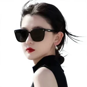 GM Brown Unisex Fashion Sunglasses UV400 Protection Polarized Lenses Full Frame Design for Adult Use Travel