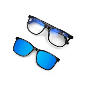 GS05 Men’s Smart Sunglasses with Magnetic Frame Outdoor Sports & Driving Features Call & AI Assistant Compatible Earphones