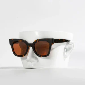 GS5024 New Fashionable Sunglasses Men Women Big Size Shine Black Acetate Frame Polarized Sun Glasses Sunglasses