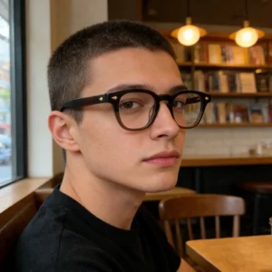 Gentleman Retro Optical Frames Daily Wear Diamond Face Shape Acetate Vintage Optical Glasses for Adults