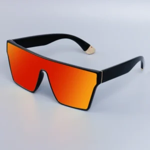 Glasses Large Frame Integrated Polarized Cycling Sports UV Resistant Fashion Sunglasses