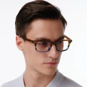 Glasses Men Anti Blue Lens Acetate Men Eyeglasses High Quality Optical Glasses Frames Eyeglasses Blue Light Blocking Glasses Men