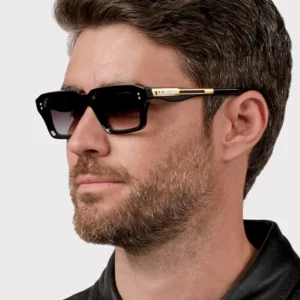 Glasses Men’s Retro Square Frame Sunglasses