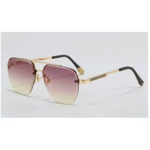 Golden Fashion Metal Sunglasses Designer Style Different Color Lens Options