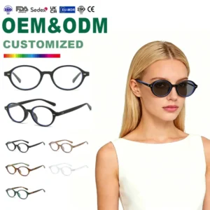 Gradient Metal Frame Retro Square Sunglasses for Men and Women UV Protective