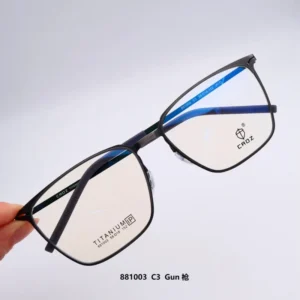 Guangzhou Titanium Myopia Glasses Frame 881003 Fashionable and Screwless