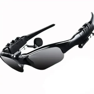HD Smart Sunglasses Outdoor Car Sport Eyeglasses Waterproof Earphone Anti Blue Blue Black Frame Colors Music Calling