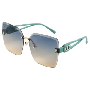 HD Unisex New Fashion Square Frame UV400 PC Sunglasses Travel Sunscreen Cross border