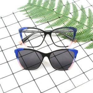 HIGO H805 Custom Logo TR90 Unisex Sunglasses Outdoor Sports High Quality Rectangular Blue Retro Oversized Polarized Acetate