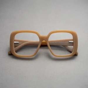 Handmade Black Acetate Square Sunglasses Eyeglasses Frames Women Rivets Hinge