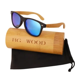Handmade CE Approved Wooden Gafas Polarized Custom Logo Bamboo Sunglasses