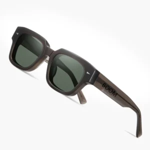 Handmade Full Acetate Sunglasses with Polarized Lens Thick Frames for Cycling
