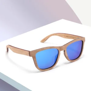 Handmade Natural Wood Sun Glasses Custom Logo Polarized Lens Wooden Sunglasses
