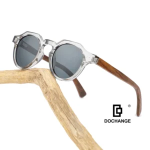 Handmade New Fashion Classic Wood Sunglasses Unisex Custom Logo High Quality Vintage Polarized Round Eyewear Sun Glasses Shades
