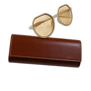 Hard Shell Eyeglasses Case Custom Logo Leather Glasses Case Sunglasses Case and Box Glasses Packaging