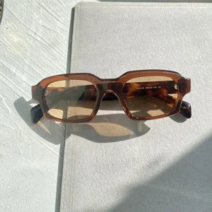 High End Fashion Design Unisex UV400 Square Bevel Polarized Light Weight Night Vision Acetate Sunglasses