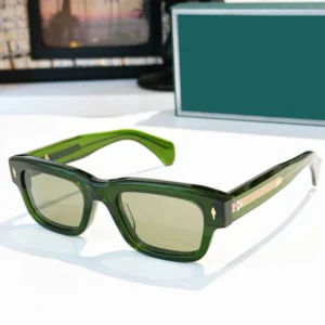 High End Premium Shades Luxury Designer Sun Glasses Unisex Thick Square Acetate Branded Sunglasses for Men and Women