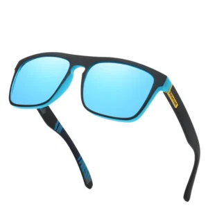 High End Unisex Polarized Sunglasses New Outdoor Sports Sunshade Glasses with Black PC Frame for Driving and Travel