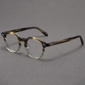 High Quality Acetate Eyeglass Frame Factory Direct Women’s Round Glasses Men’s Multi Color Reading Glasses