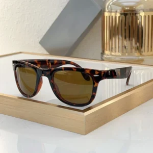 High Quality Classic Sunglasses Luxury Tortoise Acetate Brown Lens UV400 Outdoor & Daily Men’s Sunglasses