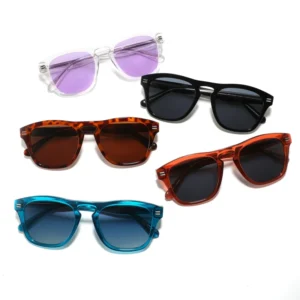 High Quality Classical Sunglasses Luxury Acetate Frame Vintage Square Frame Unisex Sunglasses