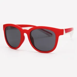 High Quality Cute Red Frame Kids Sunglasses Eyewear Custom Logo UV400 Protection Children’s Sun Glasses