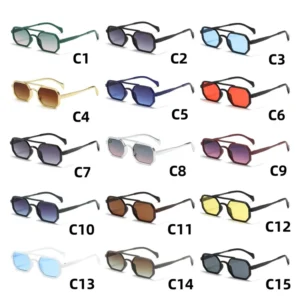 High Quality Designer Custom Logo Fashion Sunglasses New Driving Double Bridge Men’s Womens Shades Sunglasses