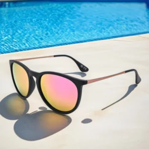 High Quality Fashion Plastic Frame Metal Temples Driving Shades Uv400 Polarized Women Sunglasses Men