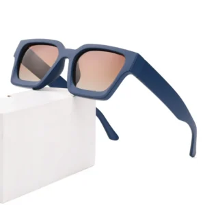 High Quality Fashion Polarized Shades Custom Logo Thick Frame Driving Sunglasses