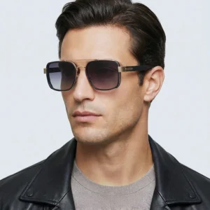 High Quality Fashion Square Polarized Metal Custom Logo Designer Luxury Sun Glasses UV400 Sunglasses Men Women
