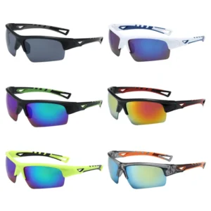 High Quality Fashion Trend Sports Sun Glasses UV400 PC Lens and Leg Private Label Polarized Men’s Cycling Sunglasses
