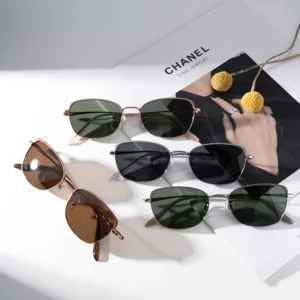 High Quality Full Titanium Frame Polarized Sunglasses UV400 Protection Flexible Daily Wear Unisex Fashion Shades