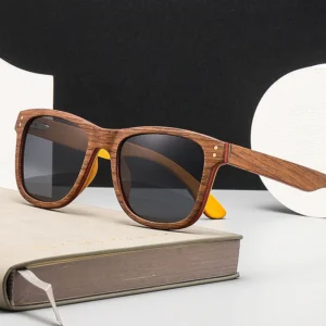 High Quality Handmade Wood Sunglasses Men Women Vintage Eco friendly Eyewear Custom Logo Fashion Lentes De Sol