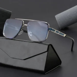 High Quality Irregular Frame Fashion Luxury Brand Design Metal Sunglasses Vintage Sun Glasses Men Sunglasses
