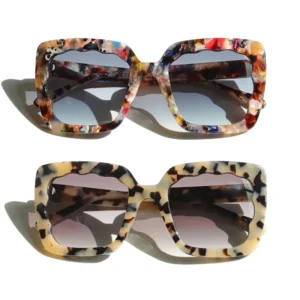 High Quality Luxury Sunglasses Designer Stylish Acetate Eyewear for Women